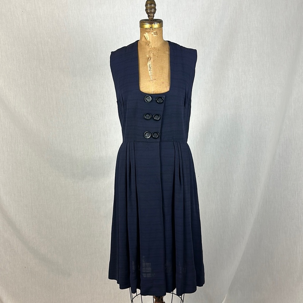1950s navy blue jumper